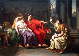 Vergil læser Æneiden for Augustus.